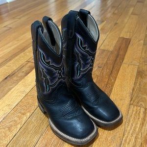 Old west girls cowboy boots size 10